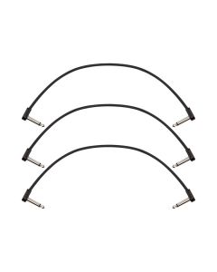 Fender Professional Series Blockchain 12" patch cable, 3-pack, angle/angle