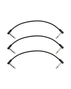 Fender Professional Series Blockchain 8" patch cable, 3-pack, angle/angle
