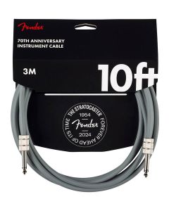 Fender 10' Anniversary instrument cable, gray, 10'