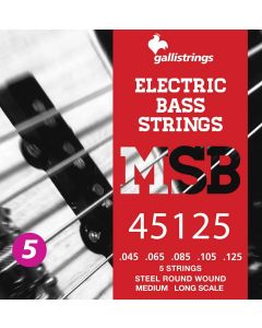 Galli Magic Sound Bass snarenset 5-snarige basgitaar, stainless steel medium, 045-065-085-105-125