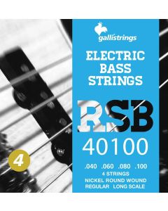 Galli Rock Star snarenset basgitaar, nickel roundwound, regular, 040-060-080-100