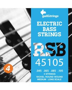 Galli Rock Star snarenset basgitaar, nickel roundwound, medium, 045-065-085-105