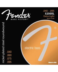 Fender Super 5250s string set electric bass nickel plated steel shortscale 30  extra light 040-060-075-095 