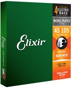 Elixir 14087 Bass X-Long Nano 045/105