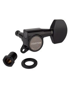 Gotoh SG381 machine heads with B01 buttons, 3L3R, black