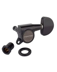 Gotoh SG381 machine heads with B20 buttons, 3L3R, cosmo black