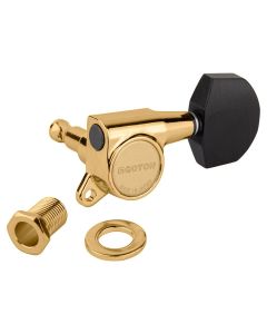 Gotoh SG381 machine heads with EN01 buttons, 3L3R, gold