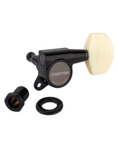 Gotoh SG381 machine heads with M01 buttons, 3L3R, black