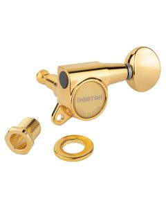 Gotoh SG381 machine heads with Magnum Lock and 05 buttons, 6R, gold