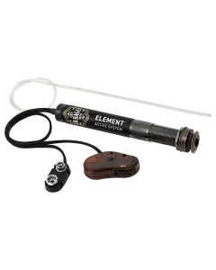 LR Baggs EAS Element active pickup system with endpin preamp and soundhole volume control