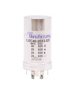 Capacitor - CE Mfg., 525V, 40/20/20/20µF