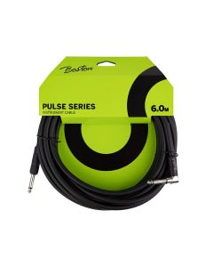 Boston Pulse Series instrument cable jack-angled jack, 6.0 meter