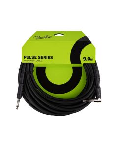 Boston Pulse Series instrument cable jack-angled jack, 9.0 meter
