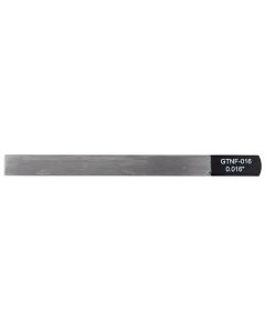 Boston Precision Tools gauged nut slotting file 0.016" (0.40mm) 150x12mm, 65Mn carbon steel HRC 35-55 hardness