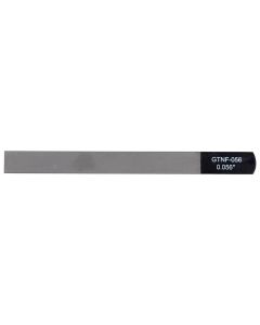 Boston Precision Tools gauged nut slotting file 0.056" (1.40mm) 150x12mm, 65Mn carbon steel HRC 35-55 hardness