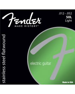 Fender SuperSonic string set electric, stainless flatwound, ball end, 12-52