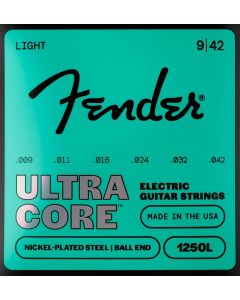 Fender UltraCore string set electric, nickel plated steel, ball end, 9-42