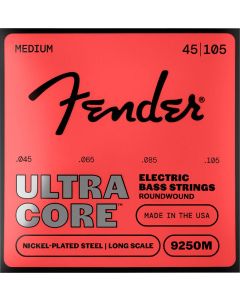Fender UltraCore string set electric bass, nickel plated steel, ball end, 45-105