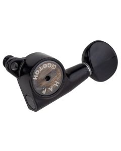 Gotoh SG381 machine heads with HAP and 05 buttons, 3L3R, black