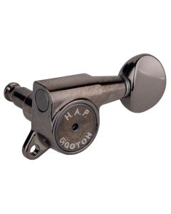 Gotoh SG381 machine heads with HAP and 05 buttons, 6L, cosmo black