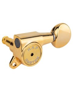 Gotoh SG381 machine heads with HAP and 05 buttons, 6L, gold