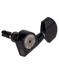 Gotoh SG381 machine heads with HAPM and 01 buttons, 3L3R, black