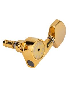 Gotoh SG381 machine heads with HAPM and 01 buttons, 3L3R, gold
