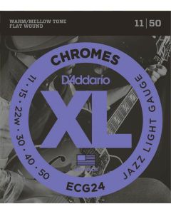 D'Addario XL Chromes snarenset elektrisch
