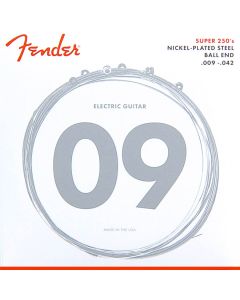 Fender Super 250s string set electric nickel roundwound light 009-011-016-024-032-042 