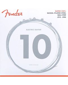 Fender Super 250s string set electric nickel roundwound regular 010-013-017-026-036-046 