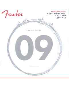 Fender Super Bullets string set electric nickel roundwound light 009-011-016-024-032-042 