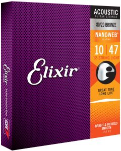 Elixir Bronze 12st 010/047 Nanoweb 11152