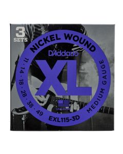 D'Addario EXL Nickel Round Wound snarenset elektrisch