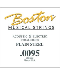 Boston .0095 snaar, plain steel
