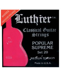Luthier snarenset klassiek / flamenco, Popular Supreme, medium tension