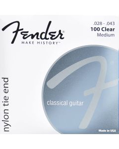 Fender string set classic clear & silver 028-029-032-035-040-043 