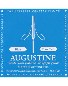 Augustine Blue Label B-2 snaar voor klassieke gitaar, clear nylon, extra hard tension