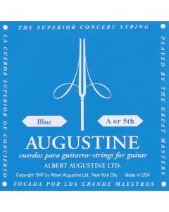Augustine Blue Label A-5 snaar voor klassieke gitaar, silverplated wound nylon, extra hard tension