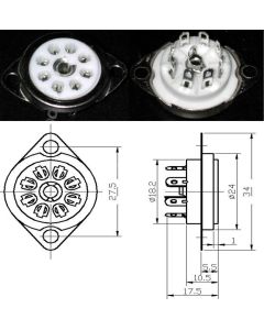 Socket Rimlock B8A 
