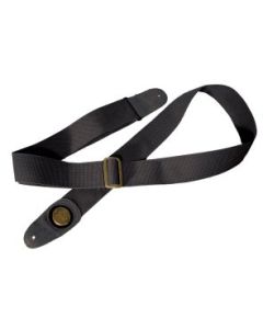 Fender strap Cotton / Leerenden black