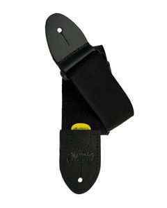 Martin woven guitar strap 2" with logo black