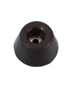 Rubber foot with steel insert 30 x 15 mm