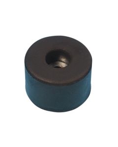 Rubber foot with steel insert 38 x 25 mm