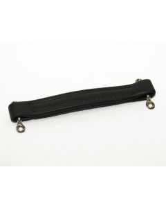Handle Dog Bone Leather Look Black