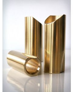 The Rock Slide polished brass slide size S (inside 17.5mm - length 47.5mm)