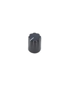 Knob Fluted Miniatur, black