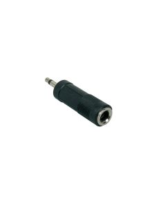 Verloop plug, 6,3mm jack female mono, 3,5mm jack male mono