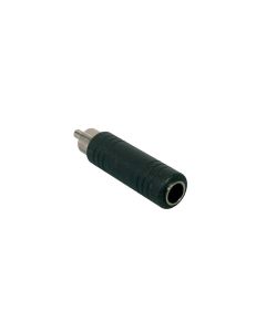 Verloop plug, 6,3mm jack female mono, RCA male