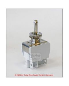 Power switch, double ON/ON/ON, metal toggle for Orange