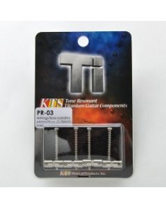 KTS Titanium Saddles for Vintage Bass Bridges